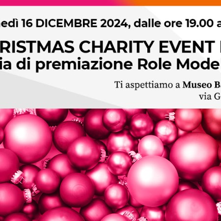 Locandina del Christmas charity event Milano