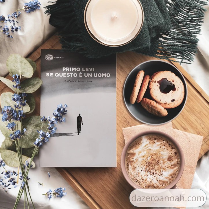 Copertina libro Se questo è un uomo di Primo Levi