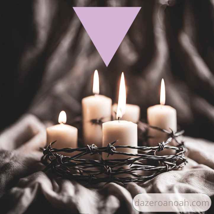 Immagine triangolo rosa