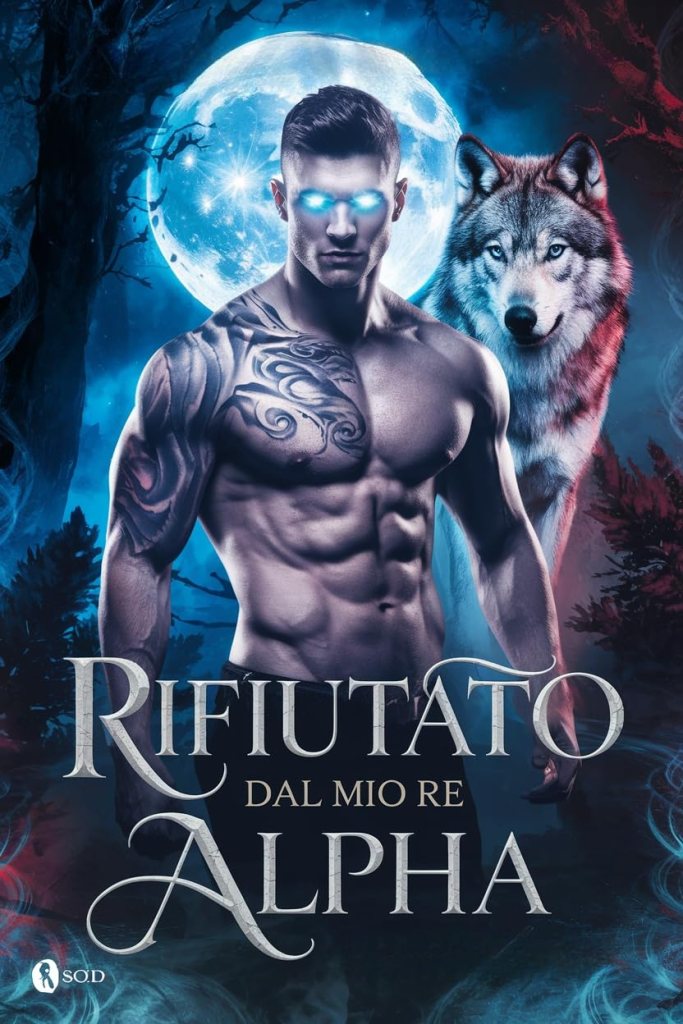 Copertina del libro paranormal gay romance Rifiutato dal mio re alfa.